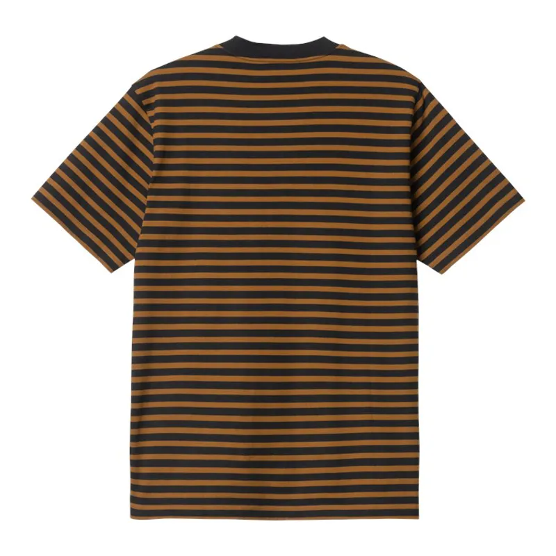 Carhartt WIP Seidler Pocket T-Shirt - Deep H Brown/Black-1